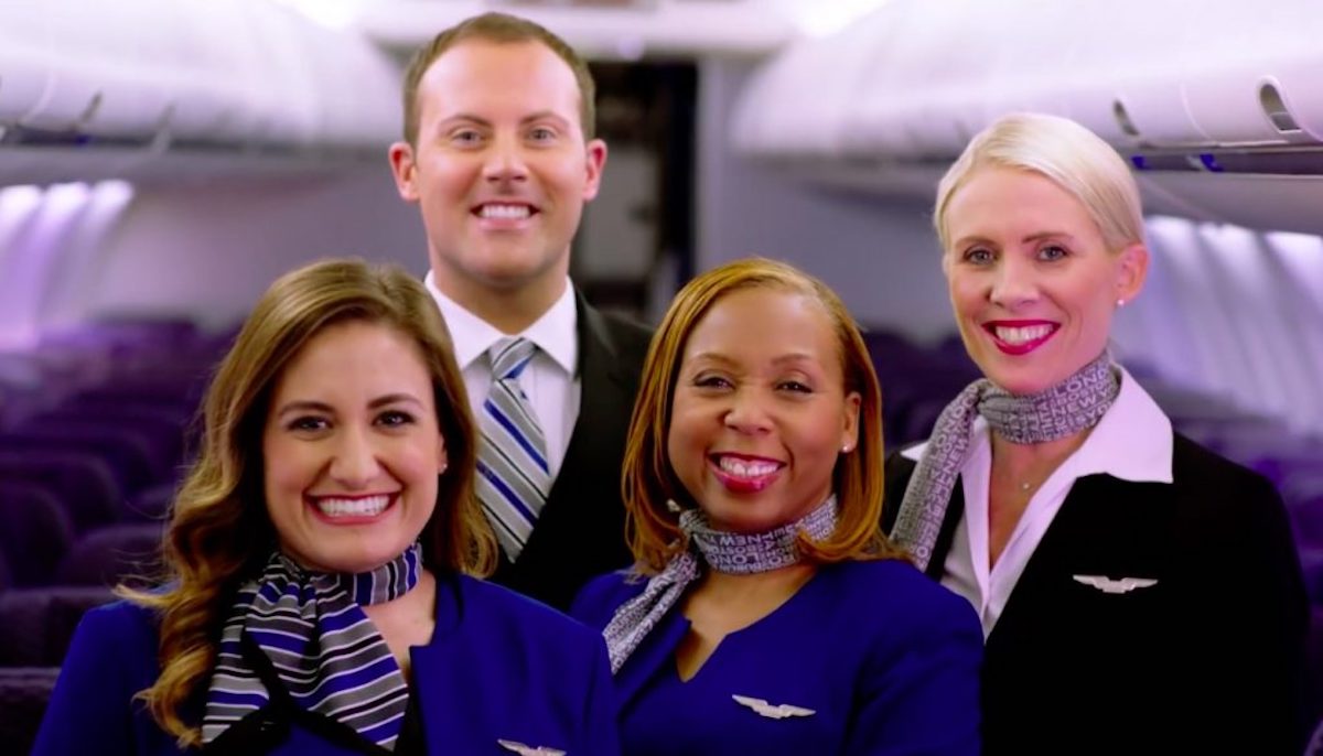 a group of people smiling