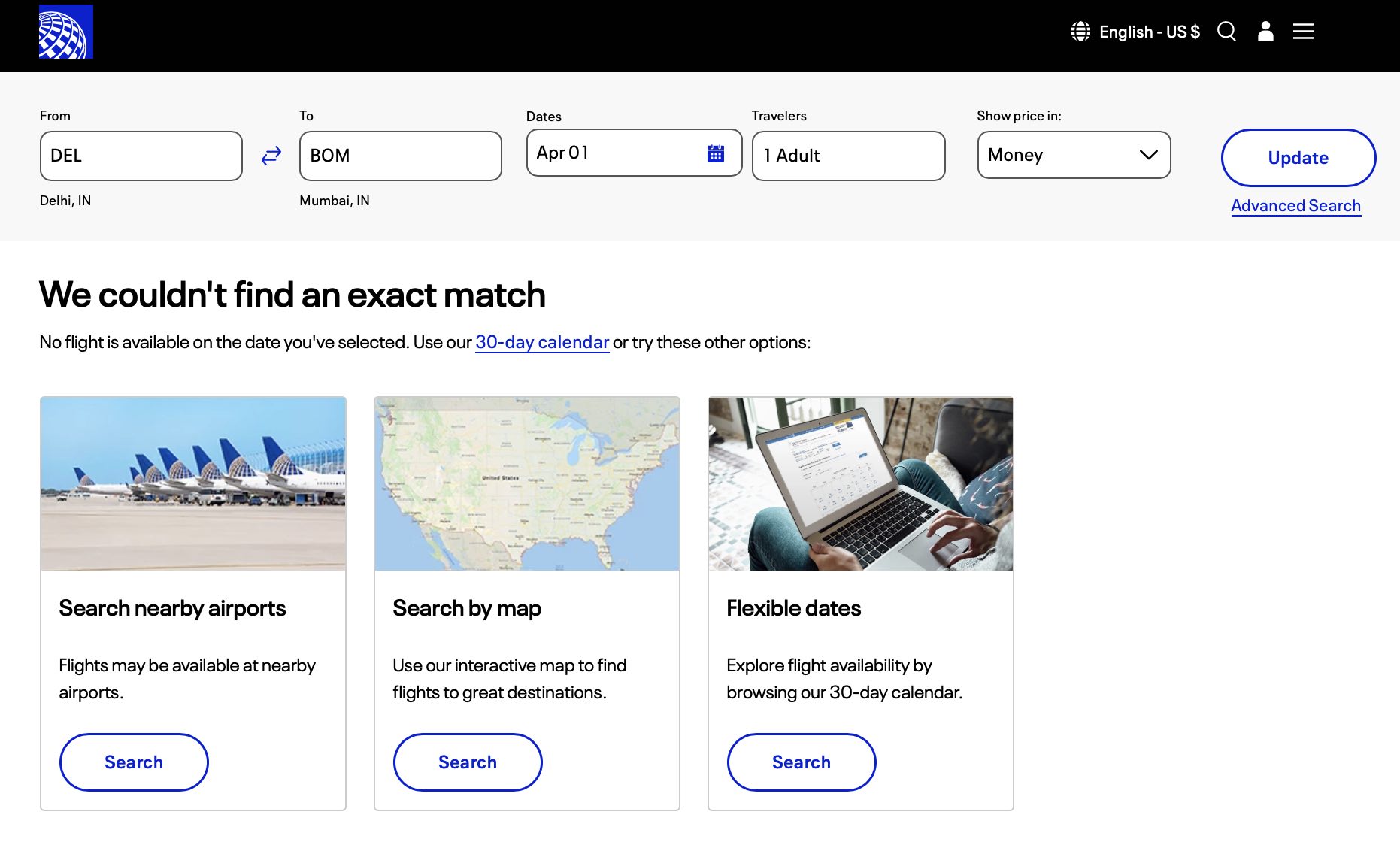 a screenshot of a search engine