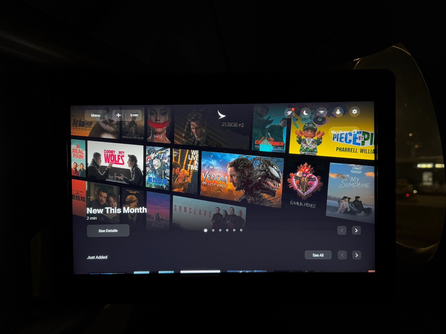 a screen shot of a device