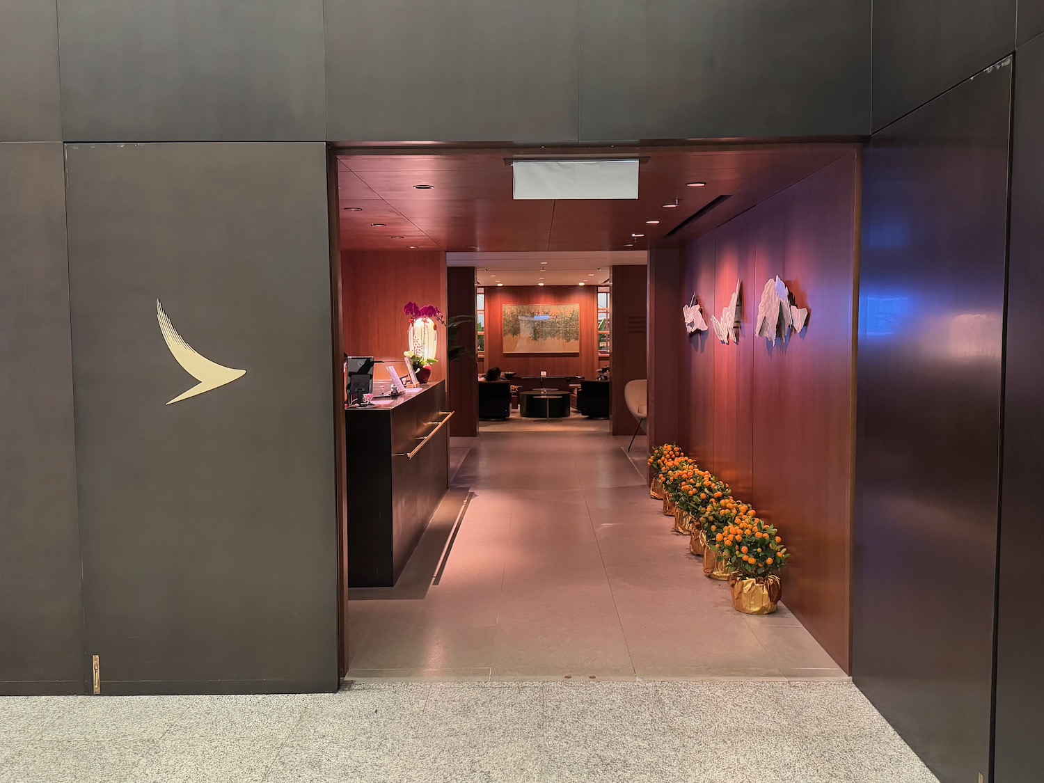 a entrance to a building