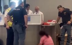 Cockroach Lady Milan Airport