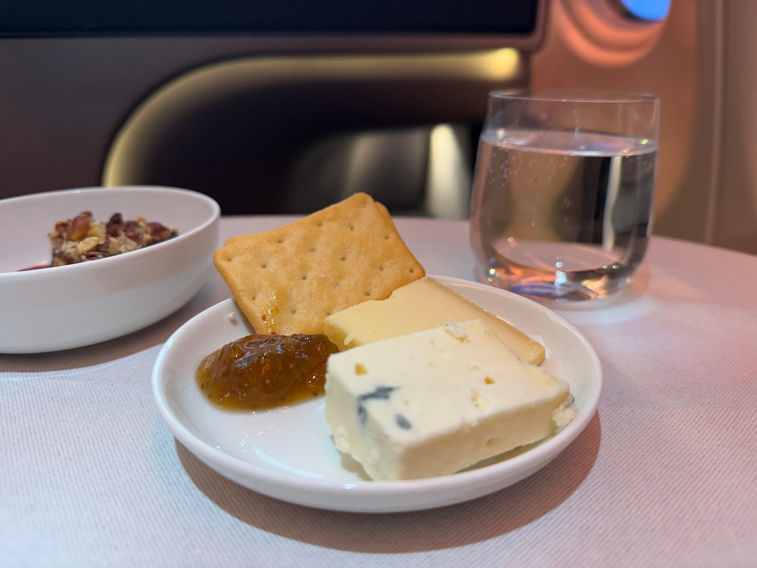 a plate of food on a table