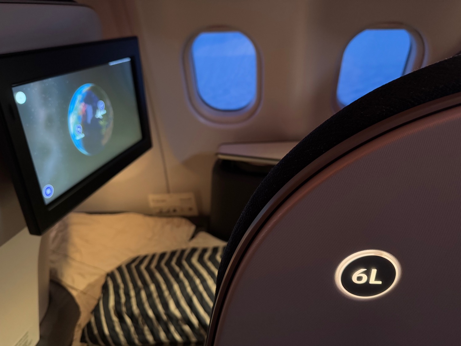 a screen in a plane