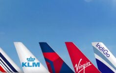 a group of planes with blue sky