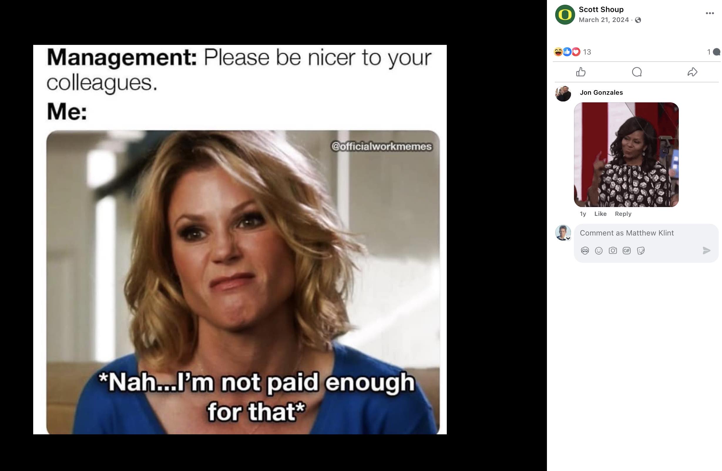 a screenshot of a woman