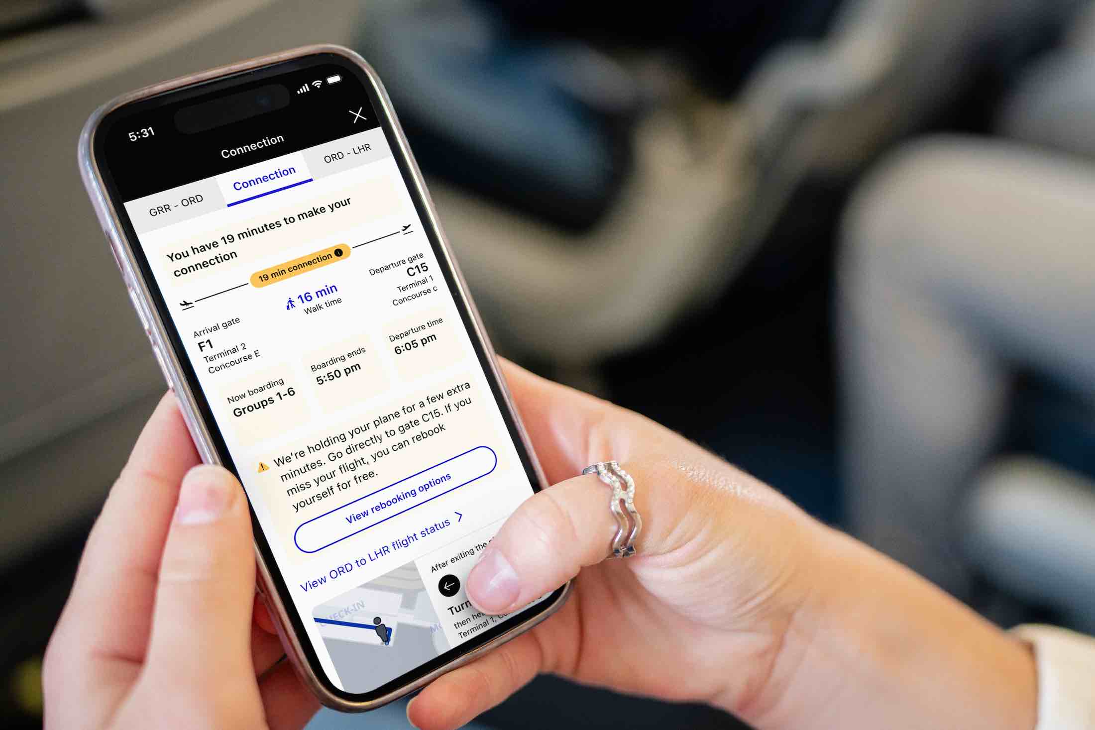 a person holding a phone