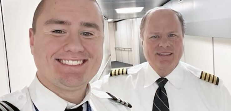 United Airlines Father Son Pilot