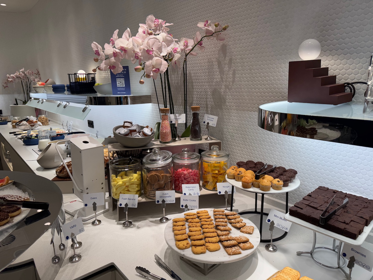 a table with food on it