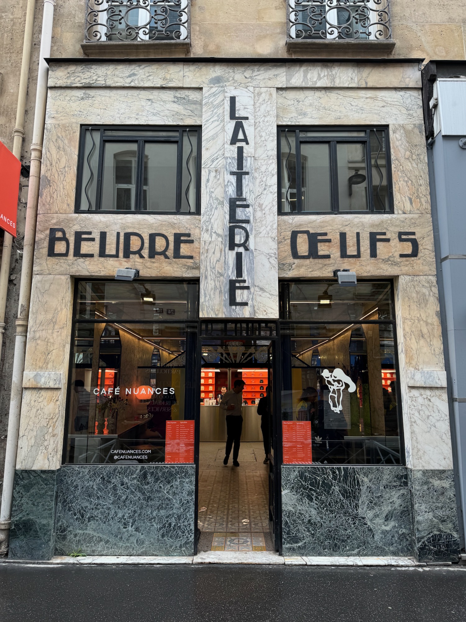 a building with a sign on the front