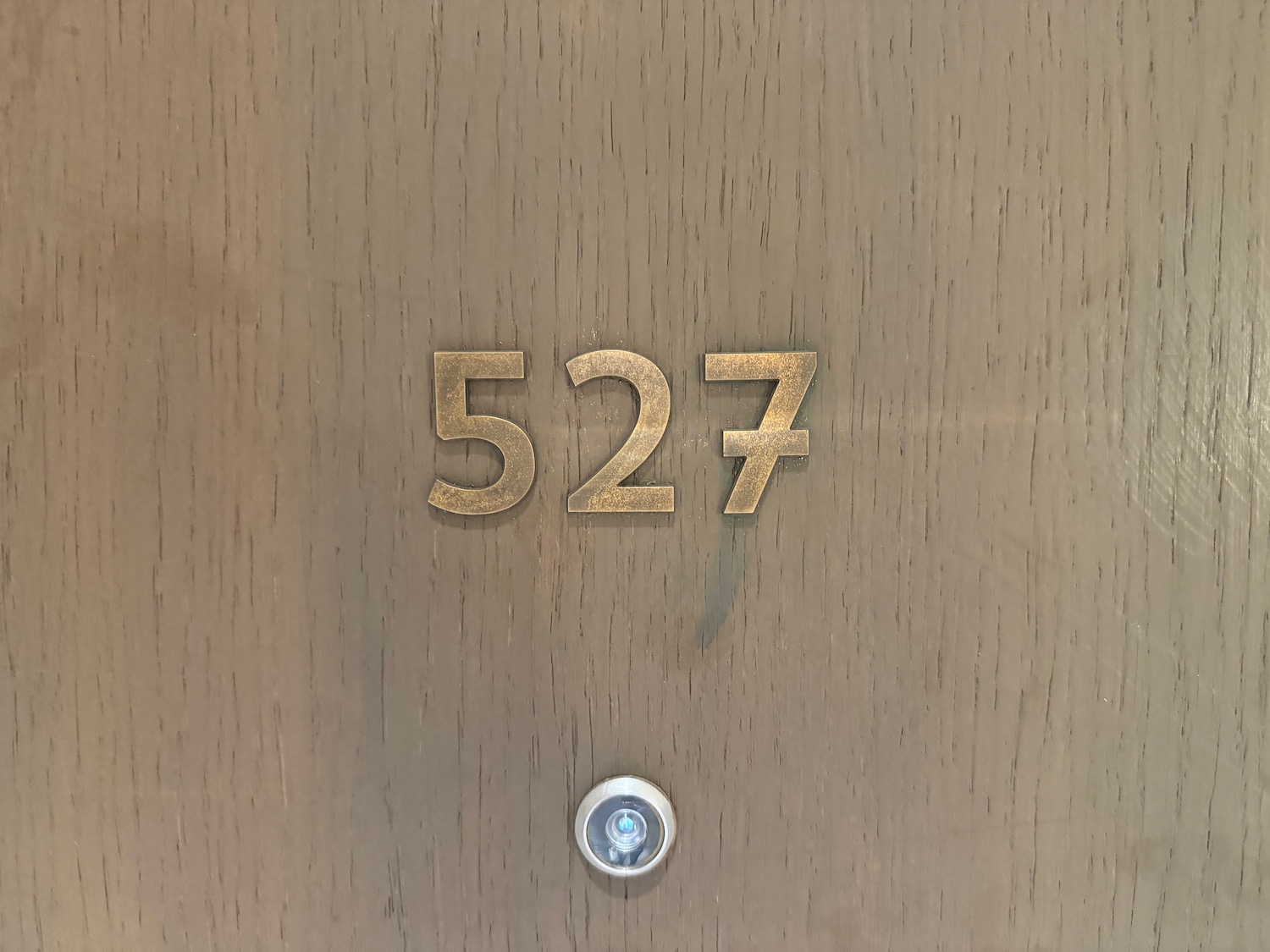 a door with a hole in the middle