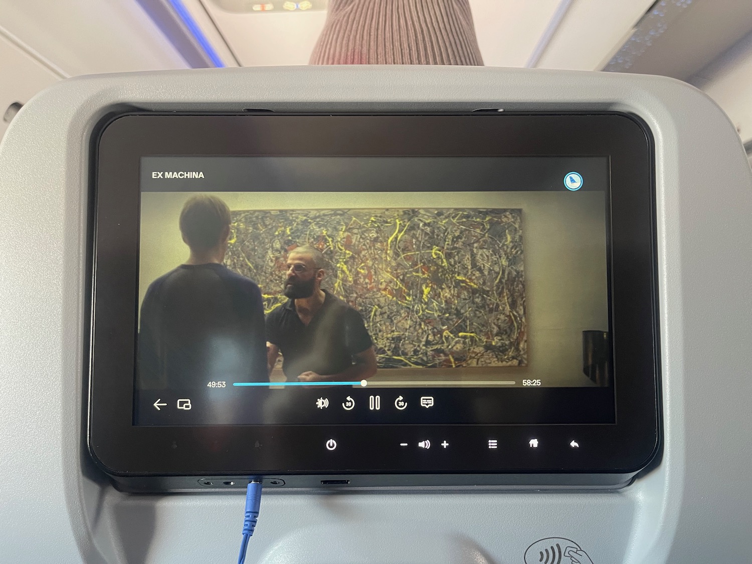 a screen on a device