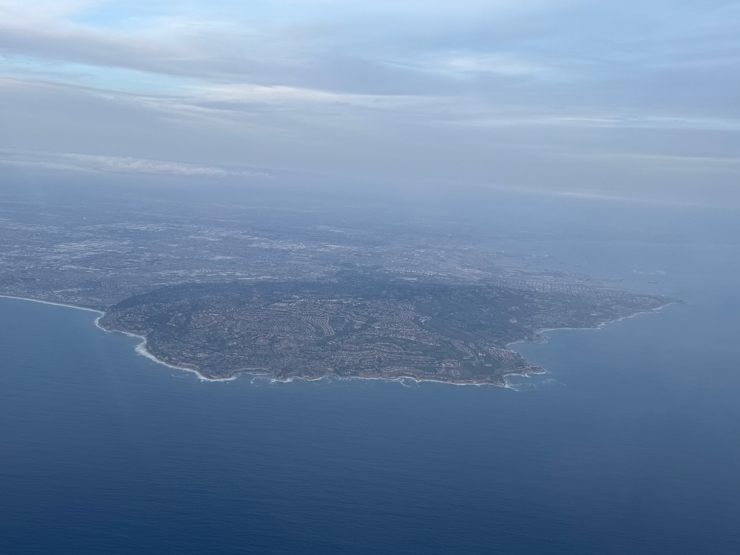 an aerial view of an island