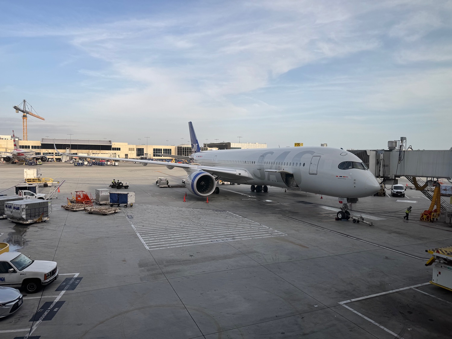 an airplane on the tarmac