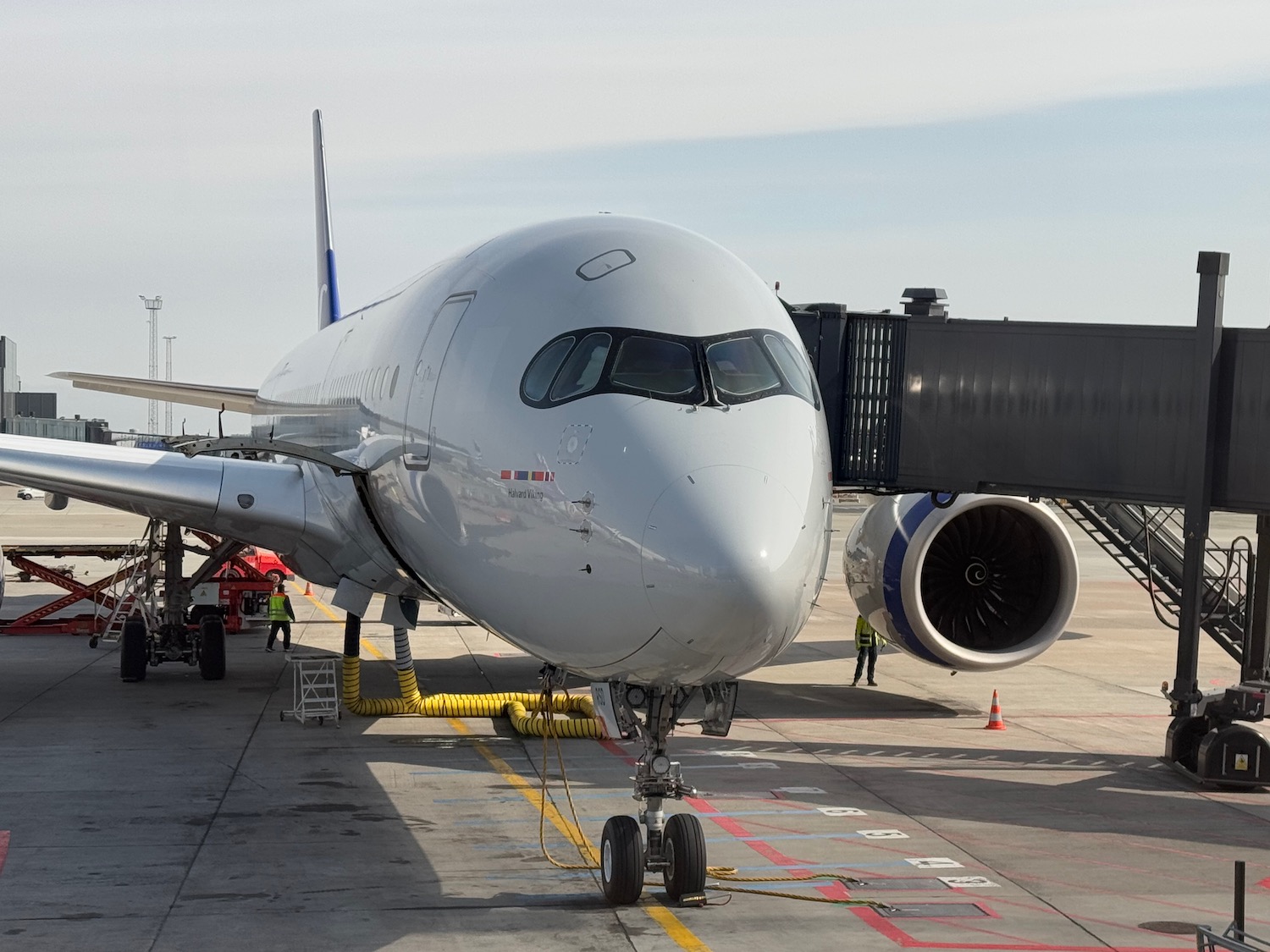a plane on the tarmac