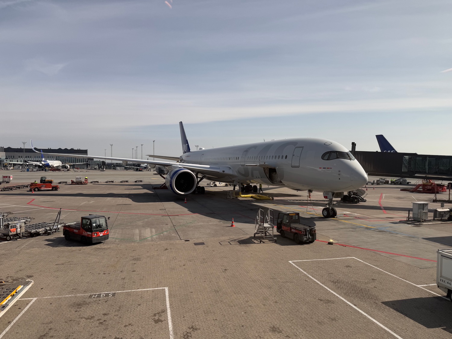 a plane on the tarmac