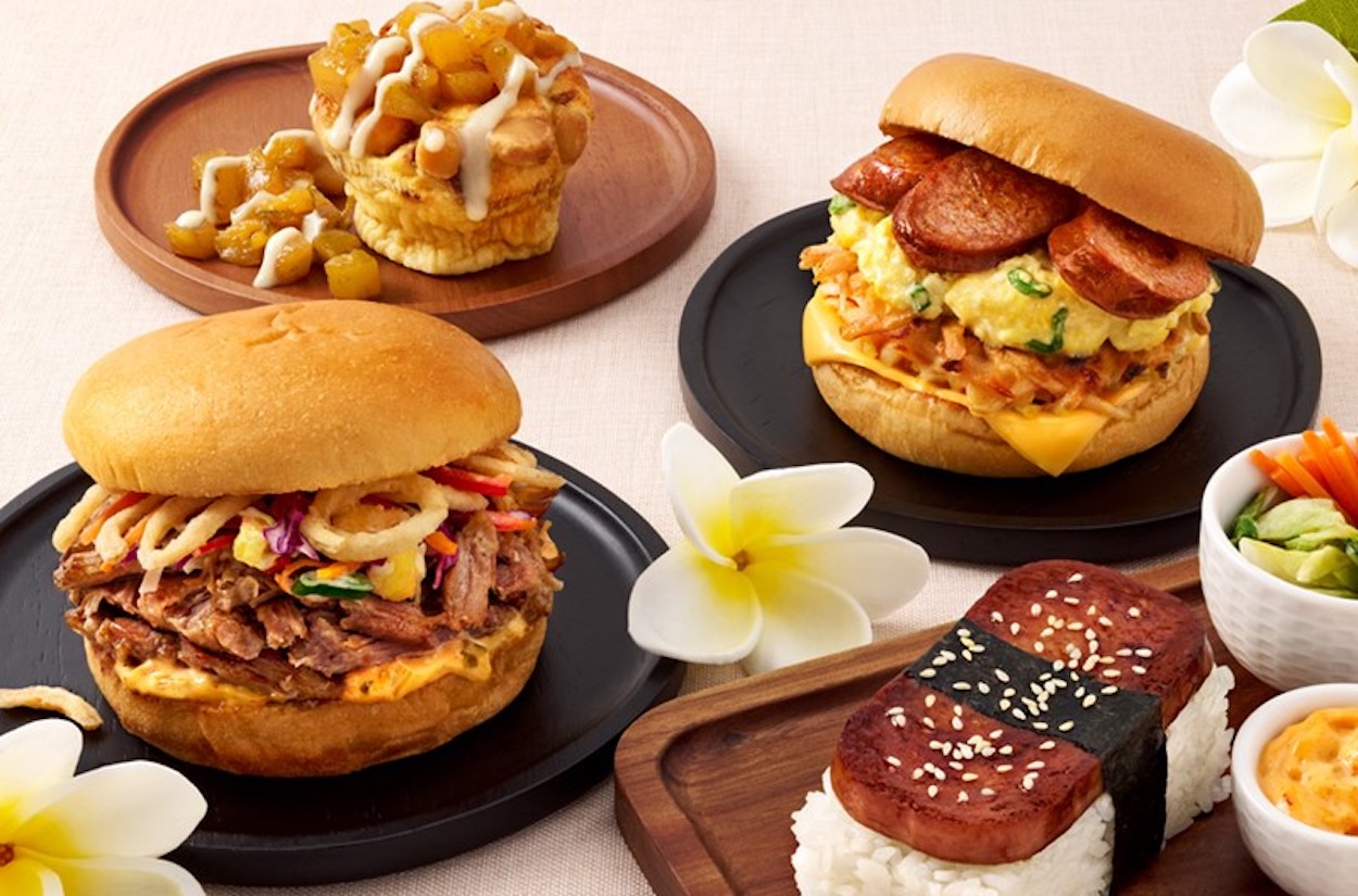 a group of sandwiches on plates