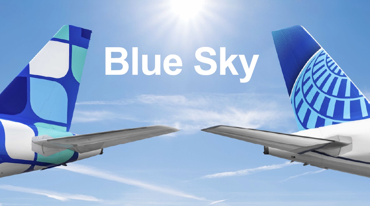 the wing of an airplane