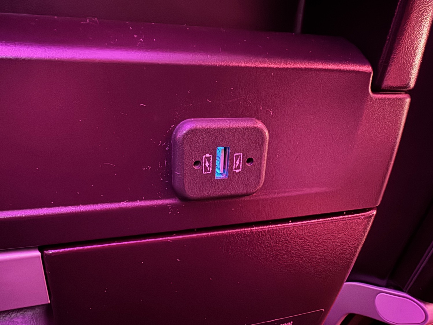 a close up of a charger