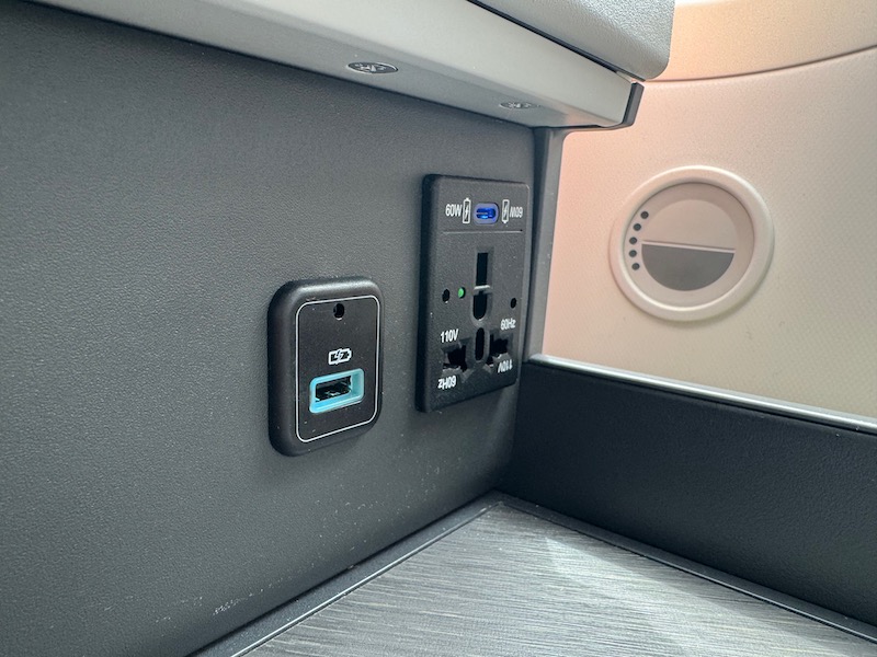 a close up of a power outlet
