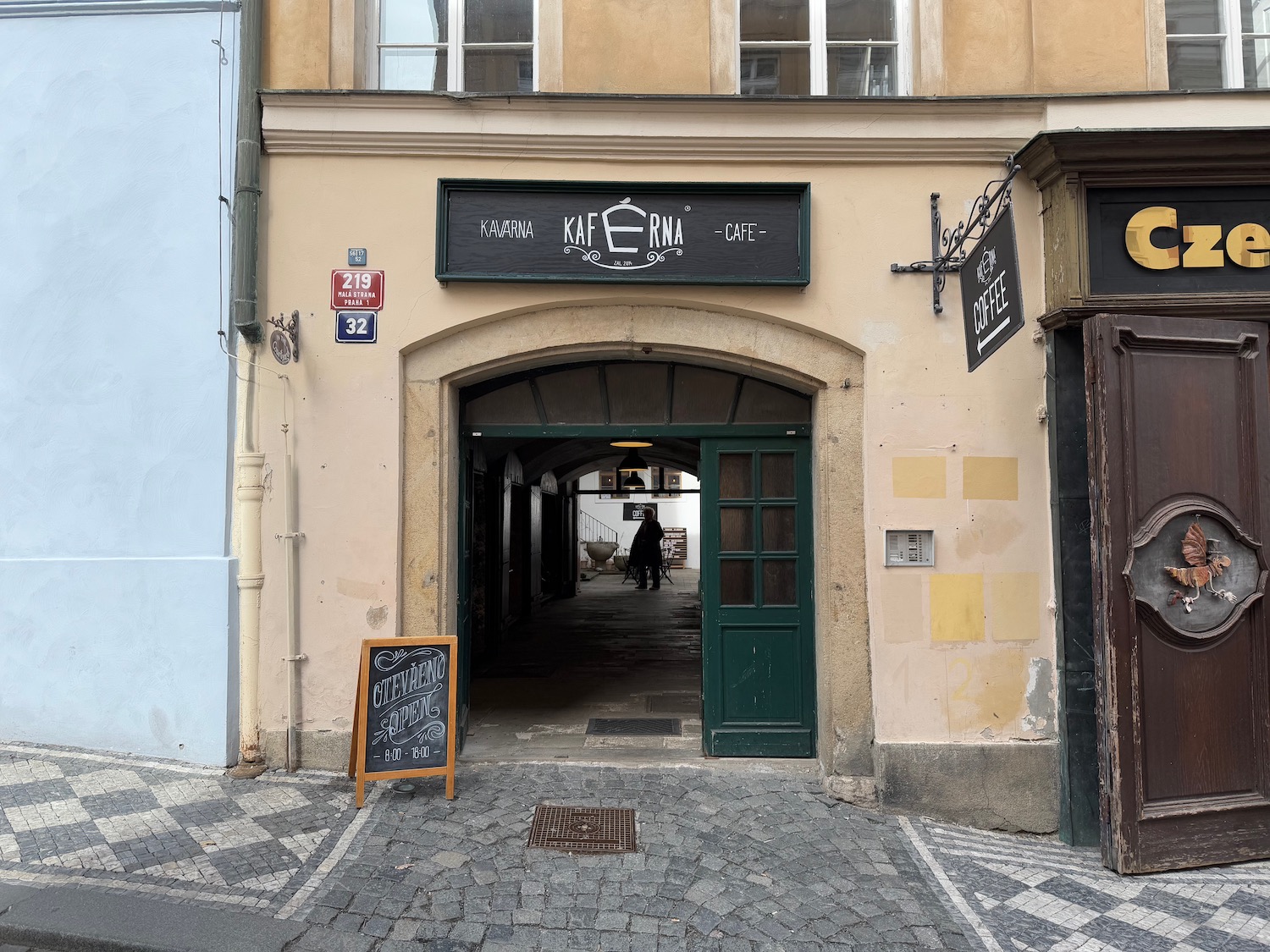 a building with a sign on the front