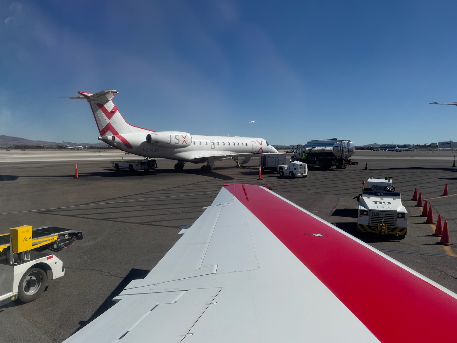 a plane on the tarmac