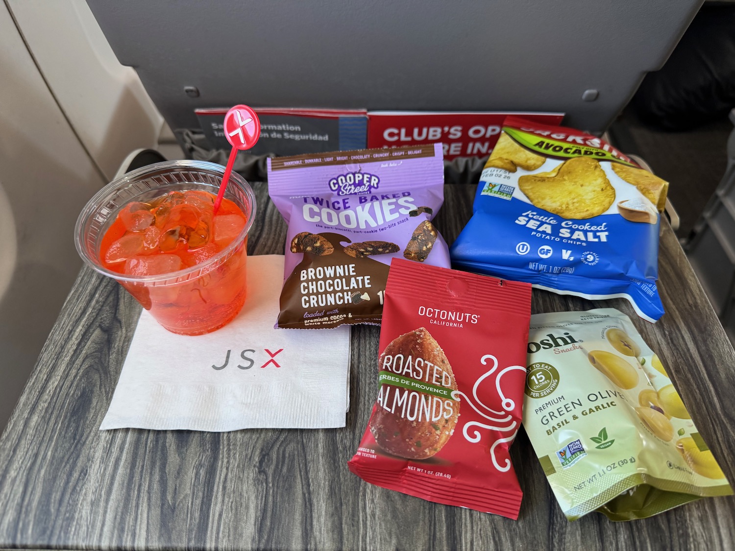 a group of snacks on a table