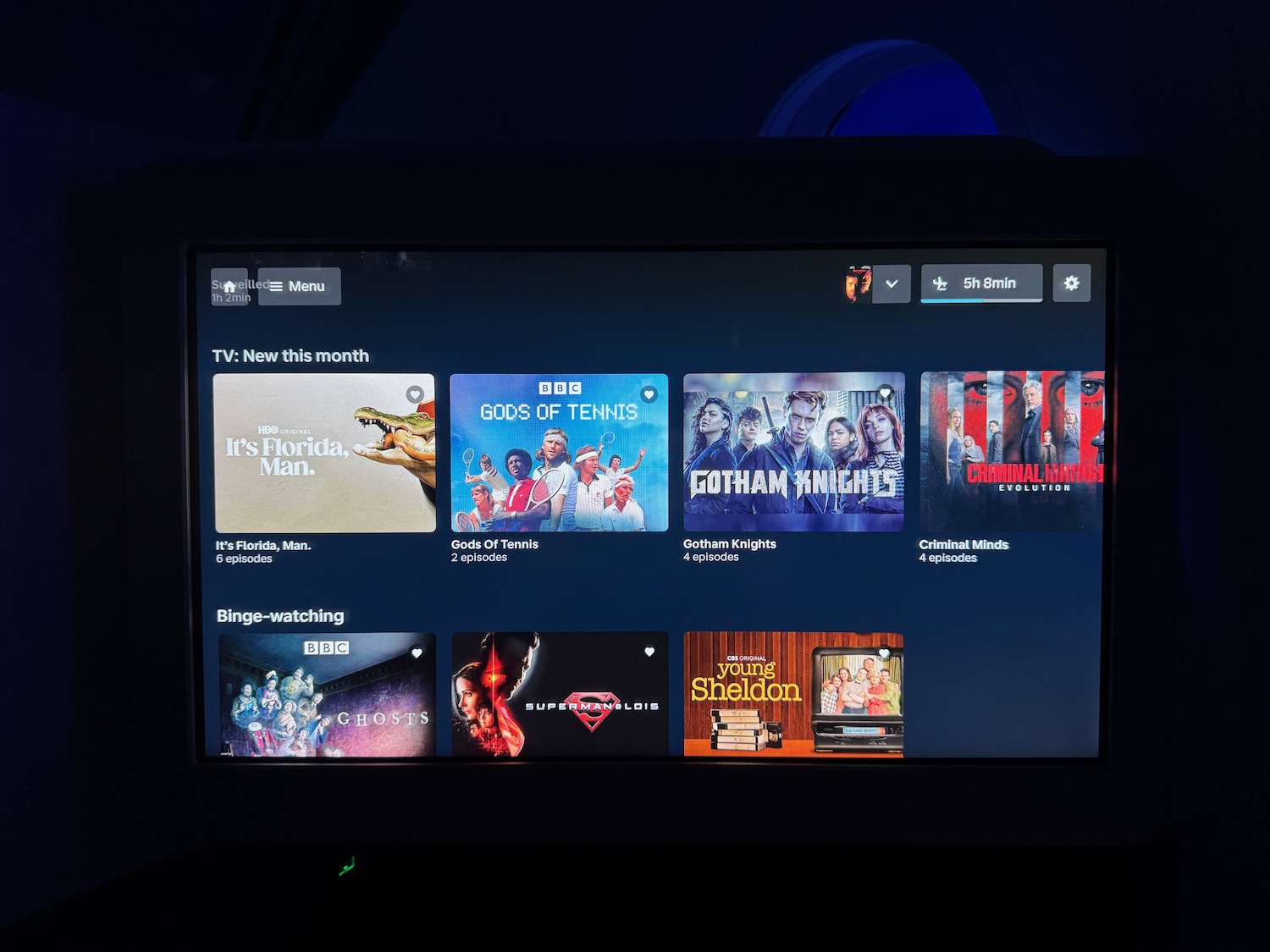 a screen shot of a television