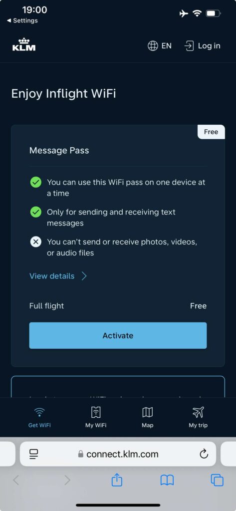 a screenshot of a message pass