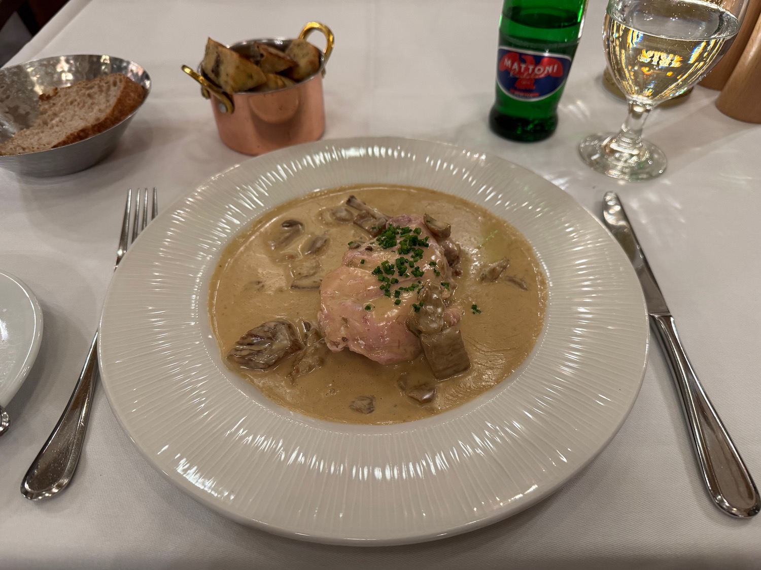 a plate of food on a table