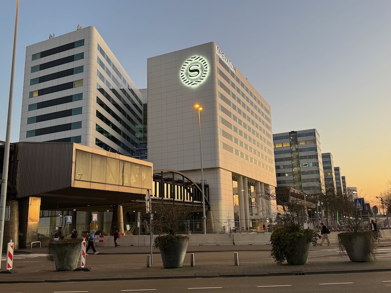 a large building with a clock on the top