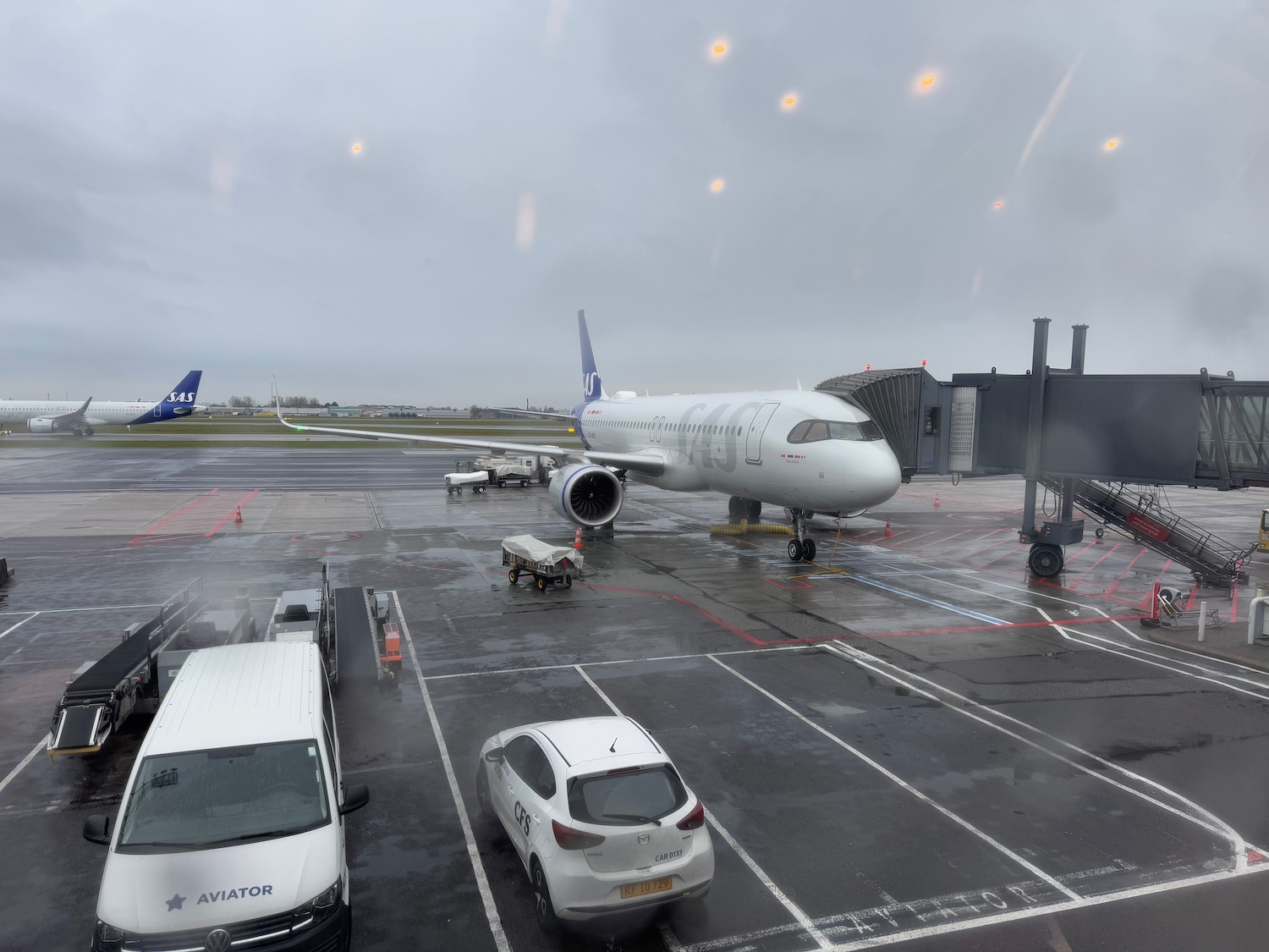 a plane on a runway