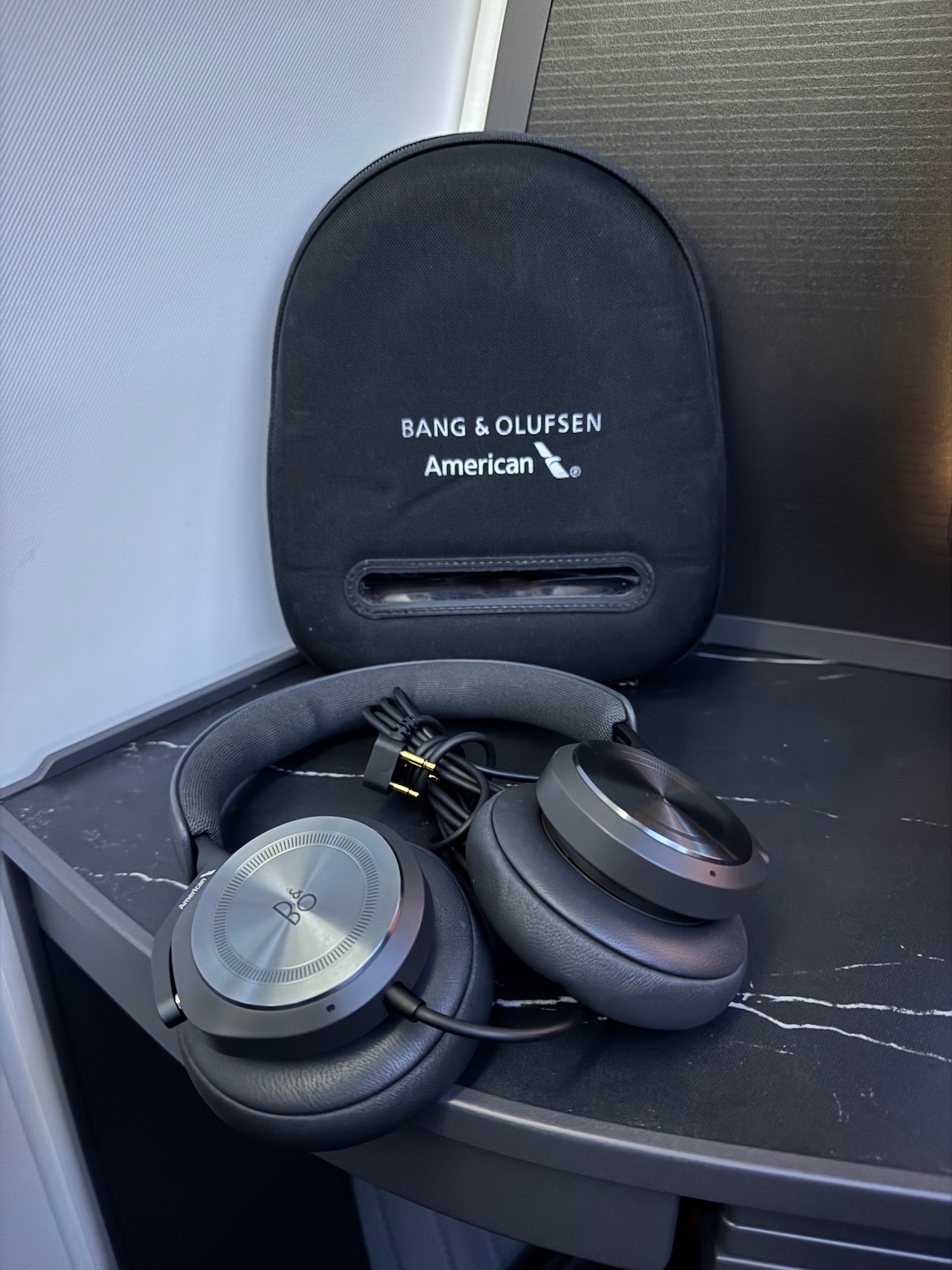 a pair of headphones on a table