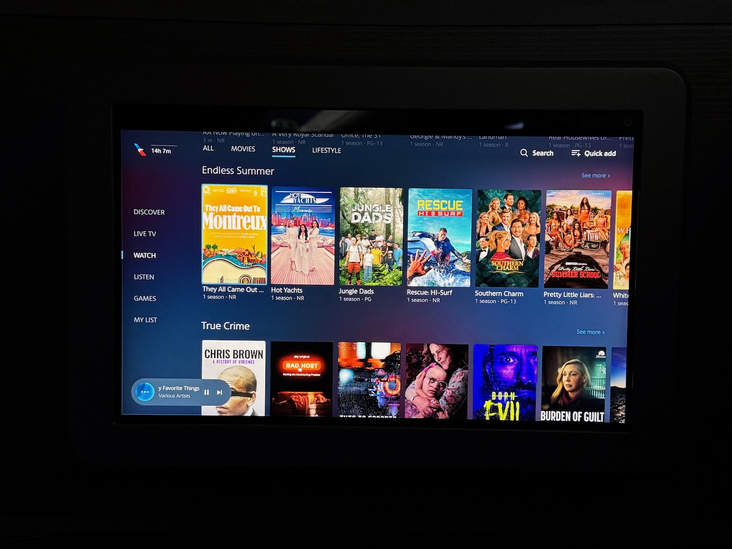 a screen shot of a television