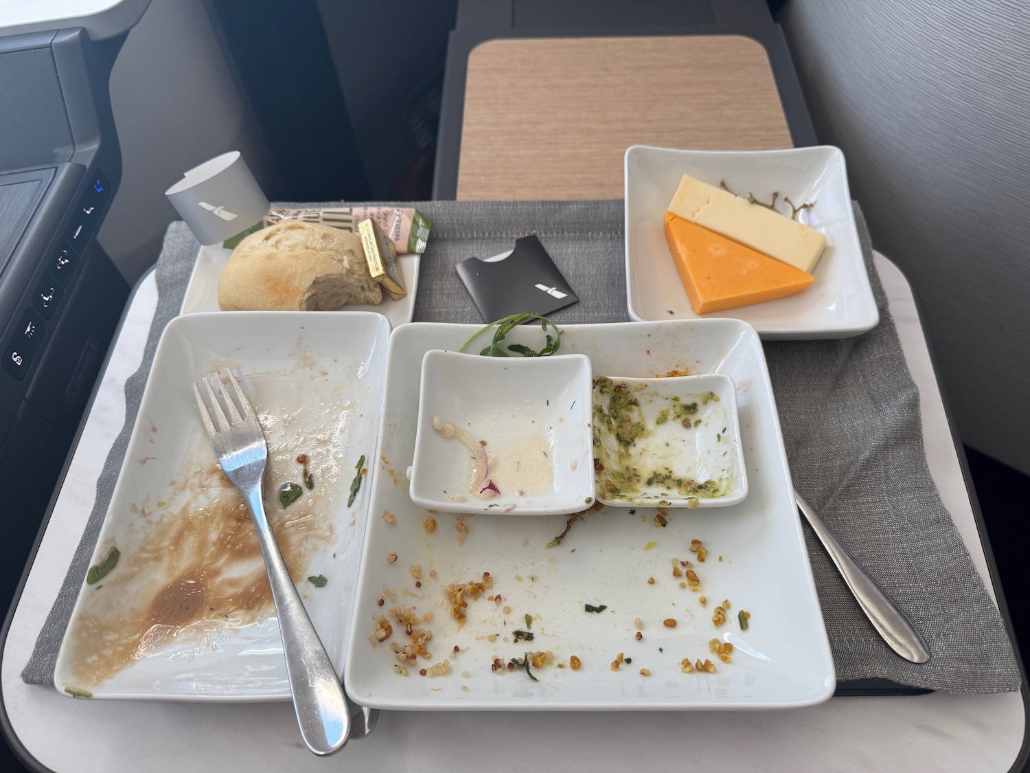 a plate with food on it