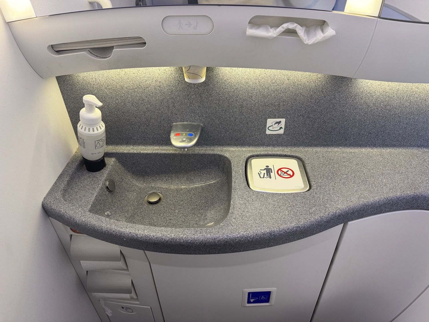 a sink in a plane