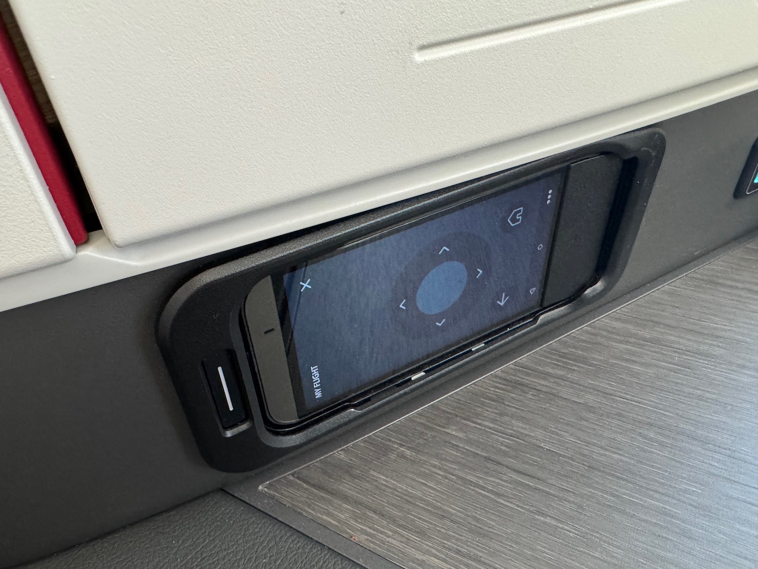 a phone in a phone holder