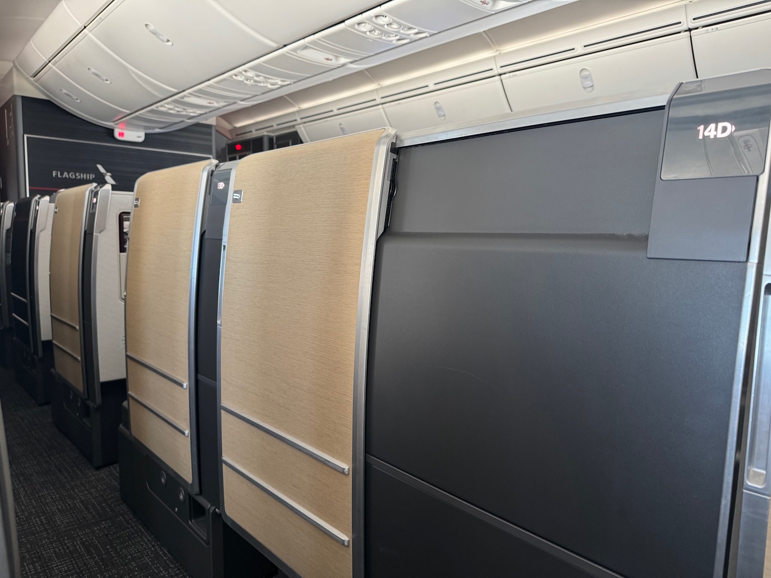 a row of seats on an airplane