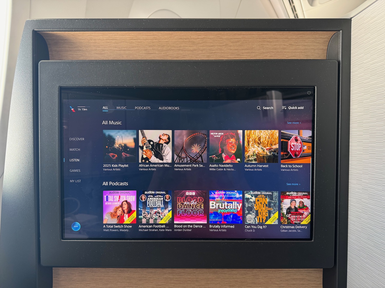 a screen with a screen on it