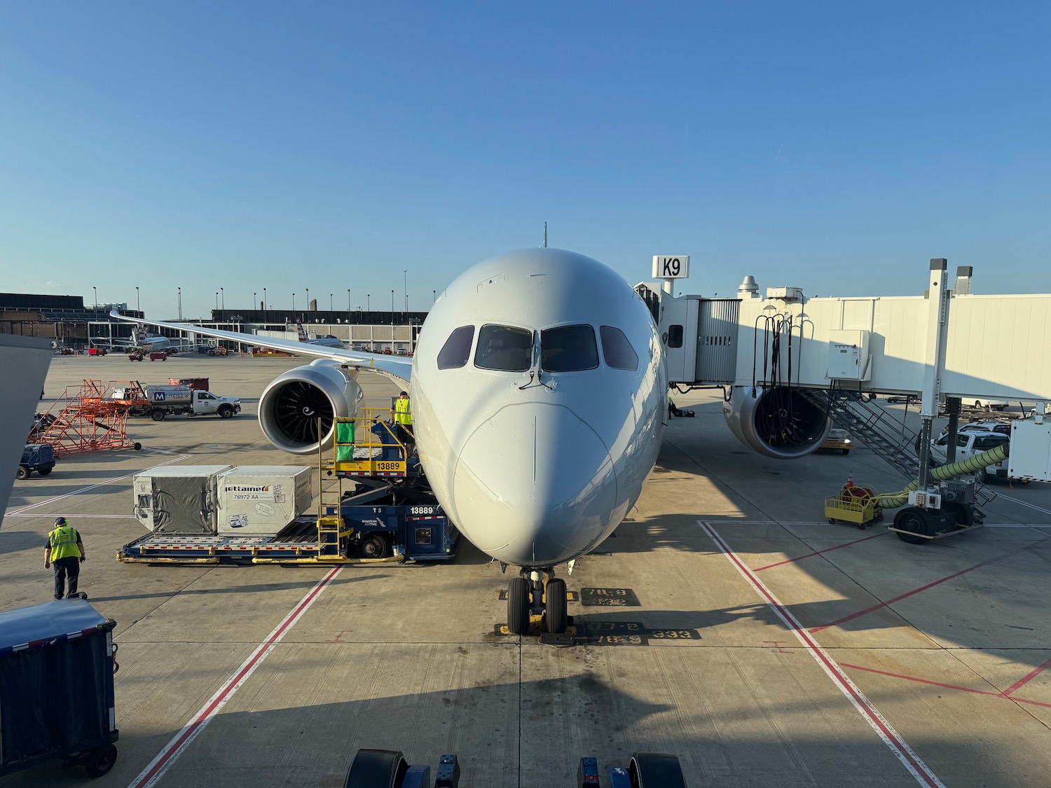 a plane on the tarmac