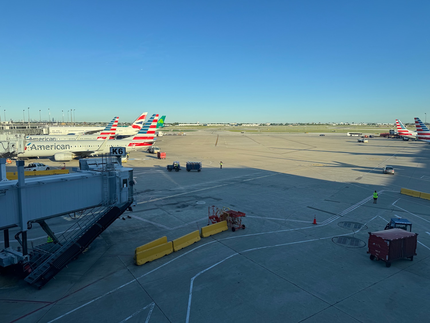airplanes on a runway