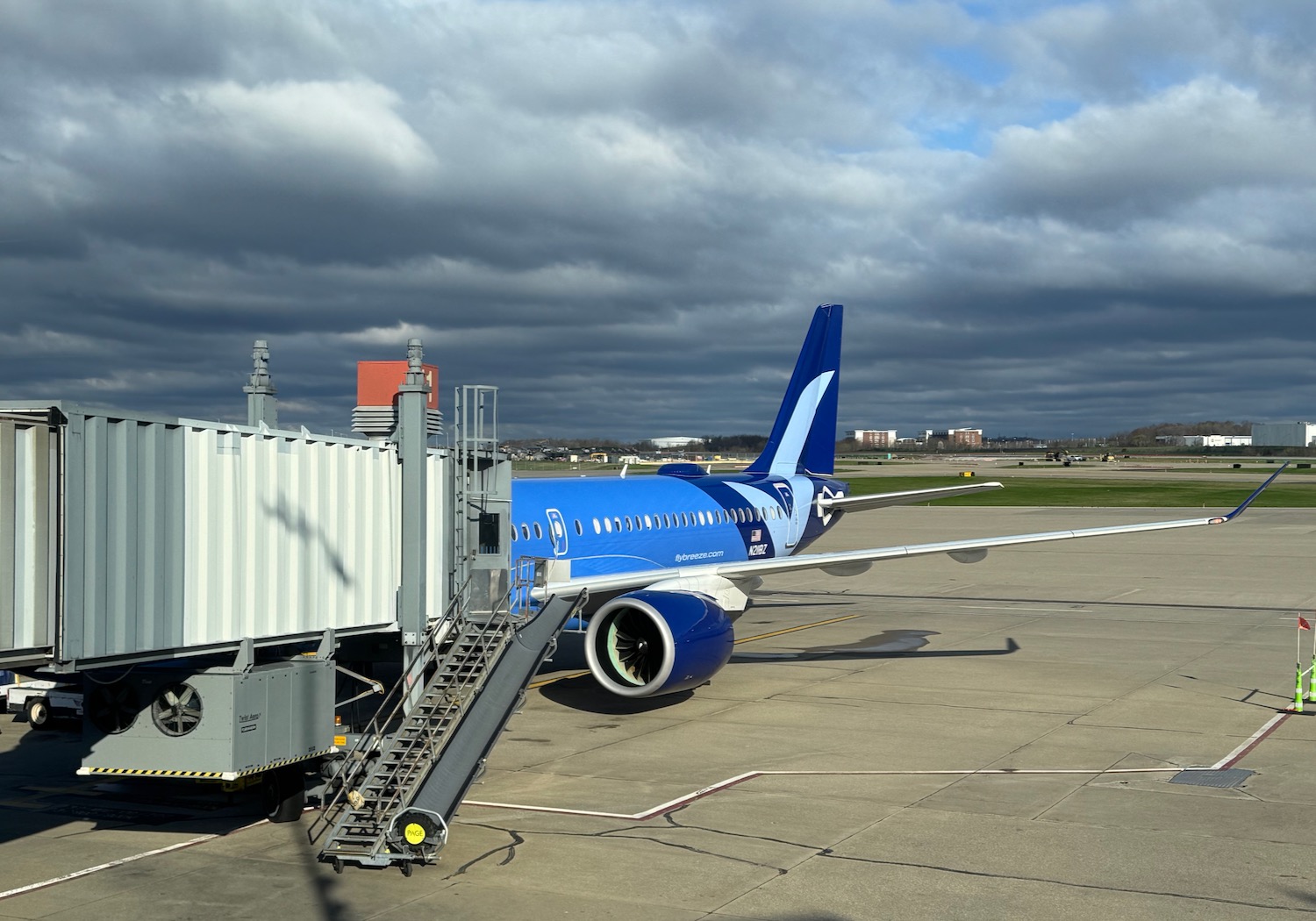 a plane on the tarmac