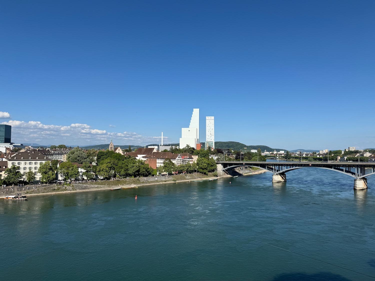 a bridge over a river
