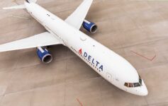 Delta Air Lines Geneva flights JFK pullback