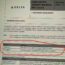 a close up of a document