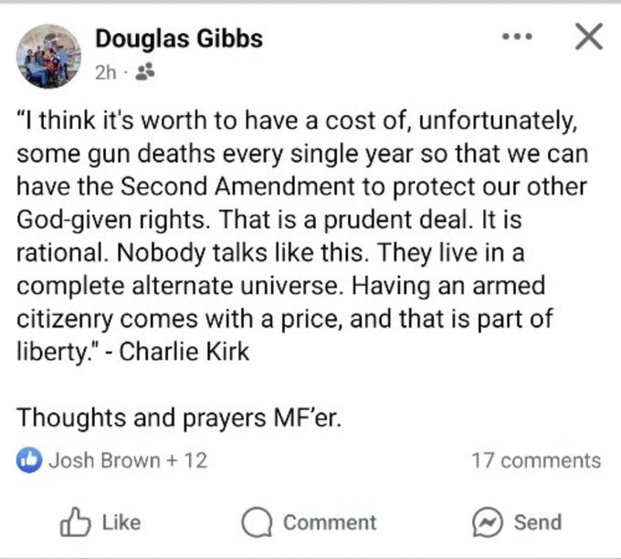 a screenshot of a social media post