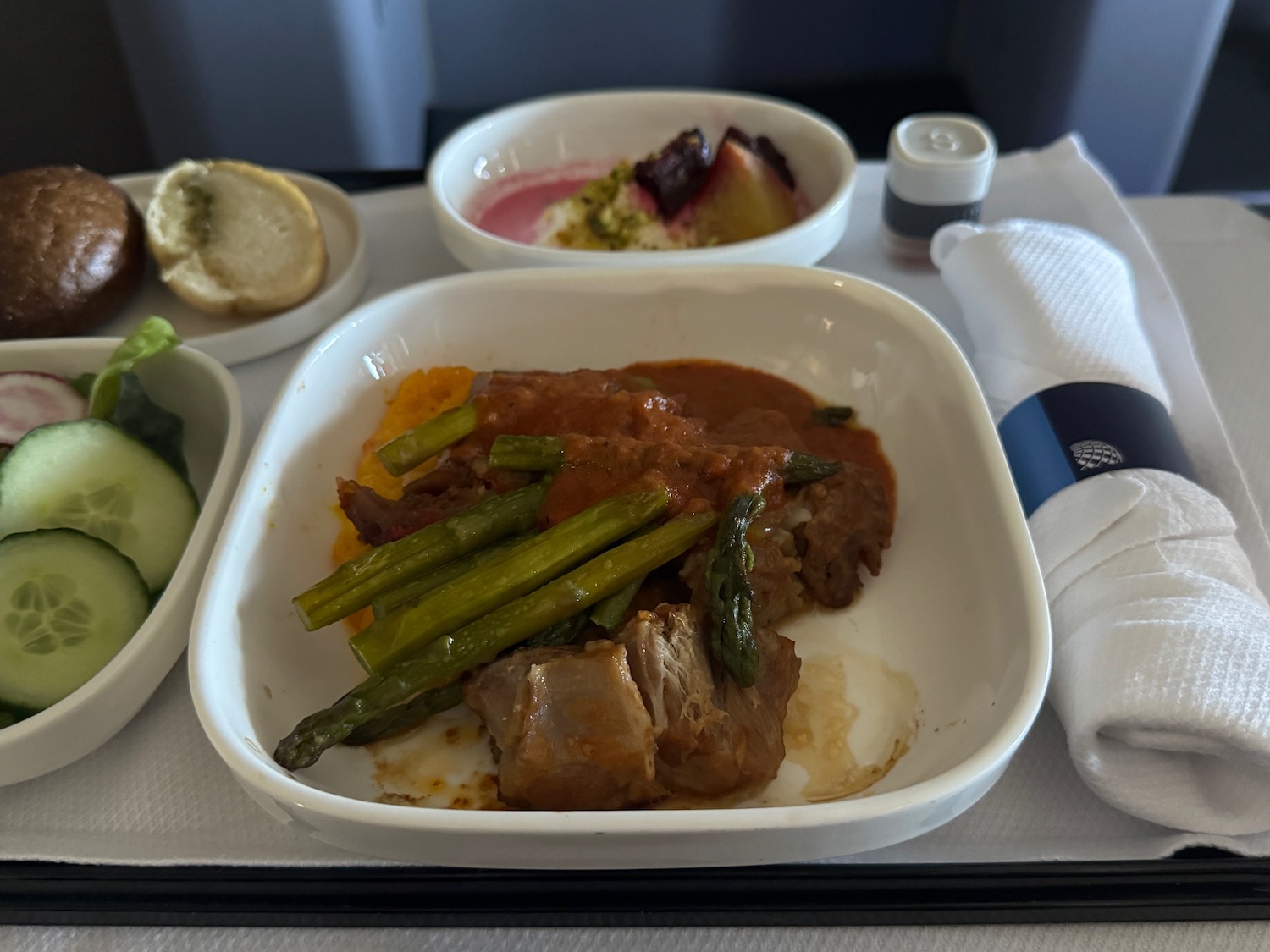 food on a tray on a tray