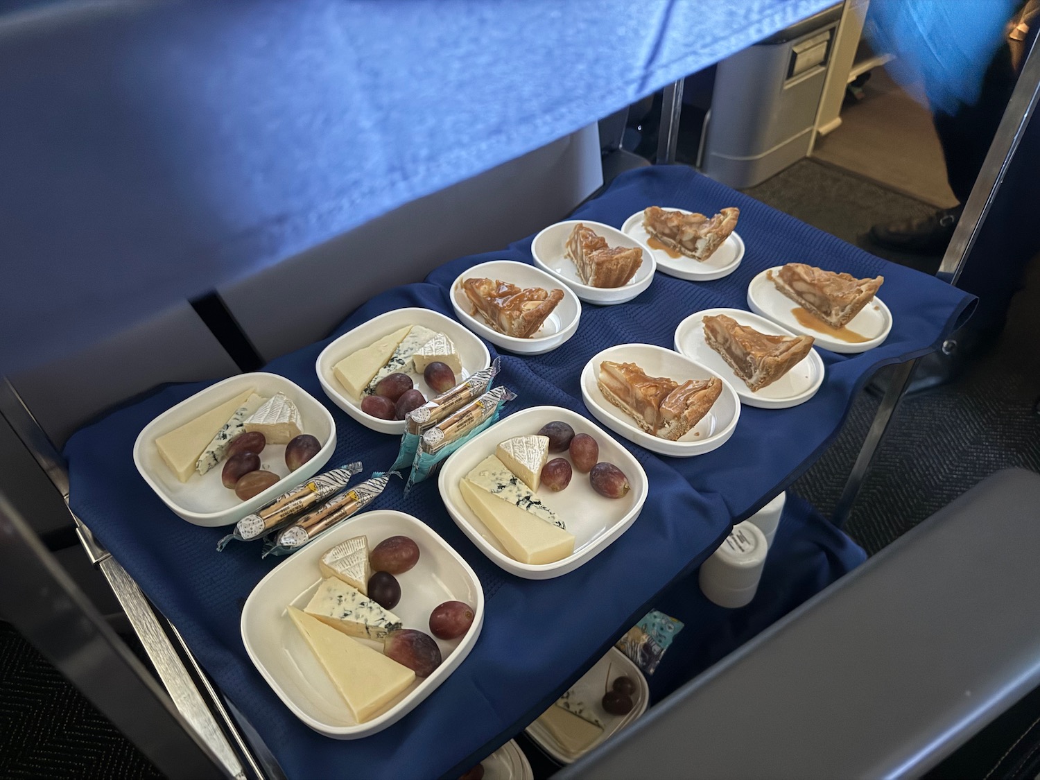 a tray of food on a table