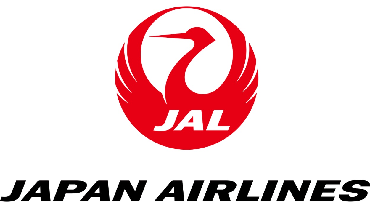 a red and black logo