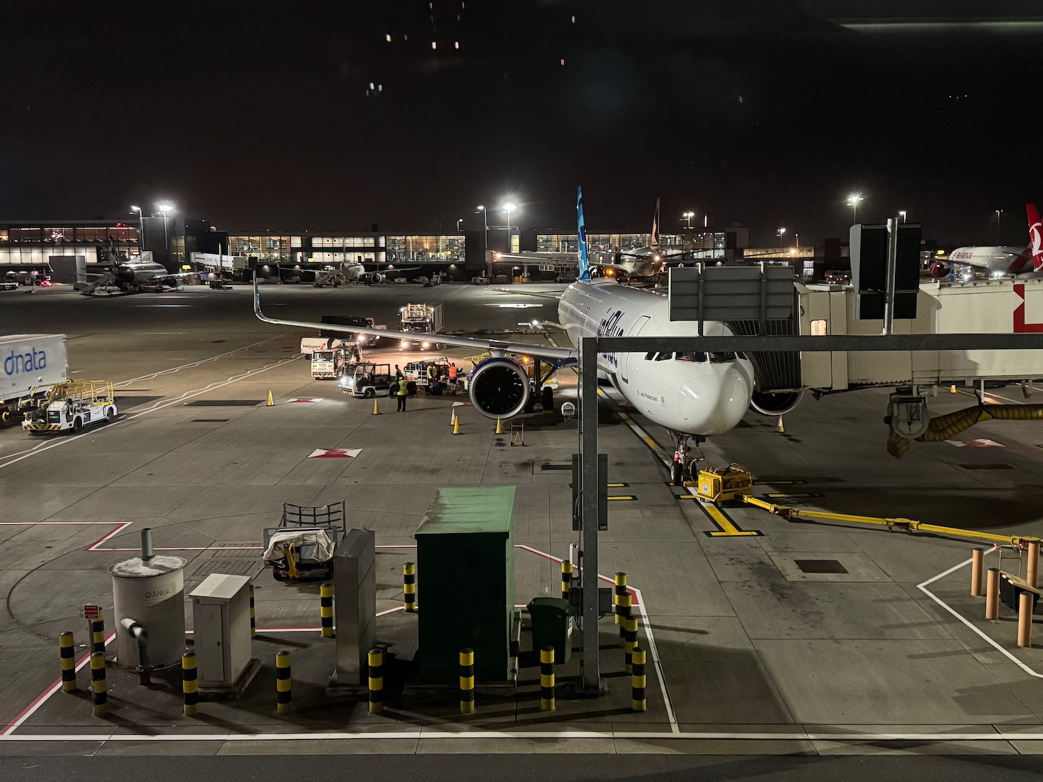 an airplane at an airport