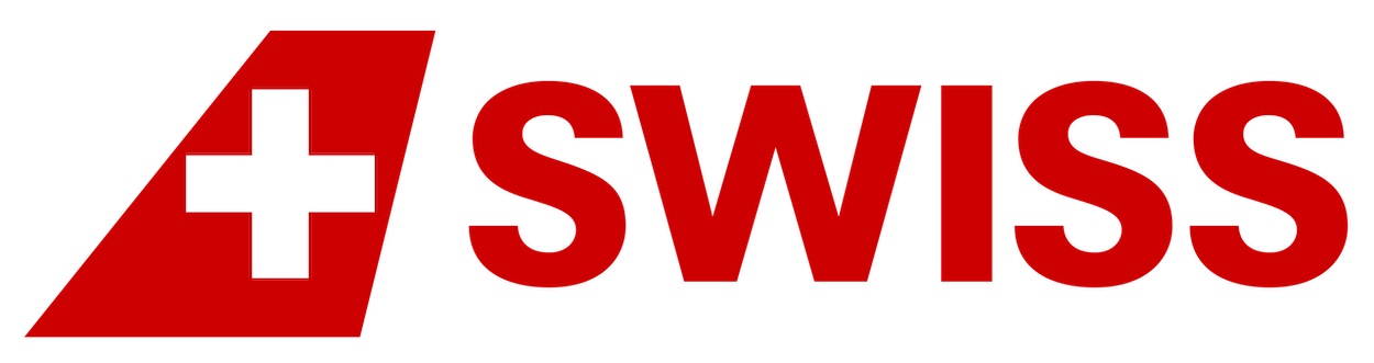 a red letter on a white background